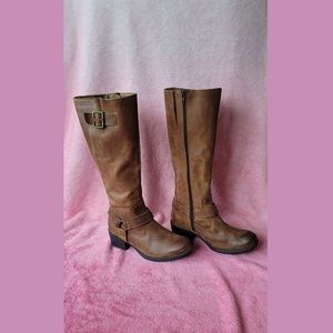 Amazing Born tan studded long boots size 37/ 6/ 1/2 inches one of my favorites